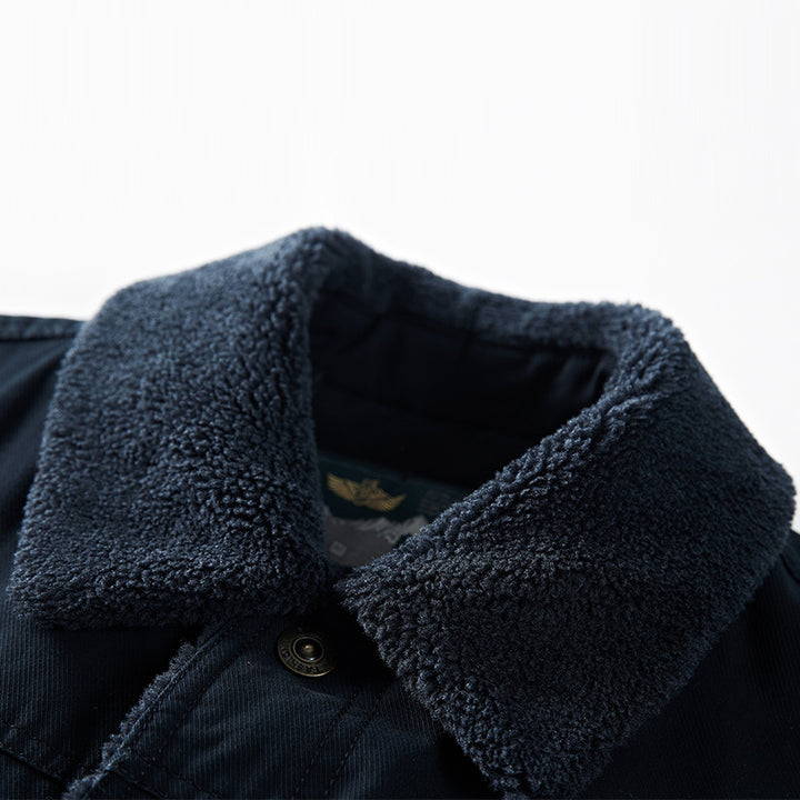 Men's Practical Transition Jacket with Teddy Lining Mune Fashion