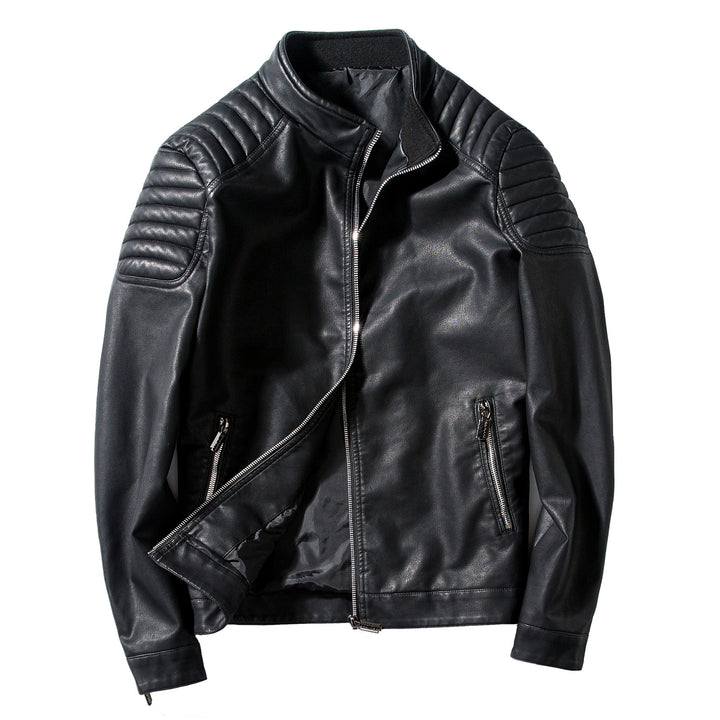 Men's Fashion Leather Jacket Mune Fashion