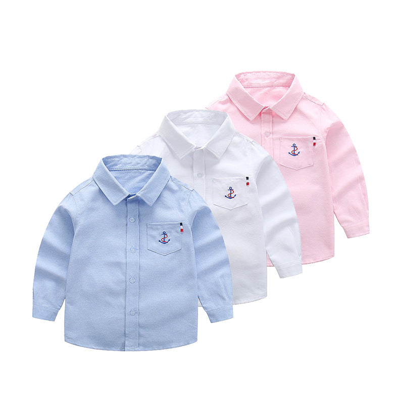 Women's Classic Long Sleeve Shirt with Maritime Accents Mune Fashion