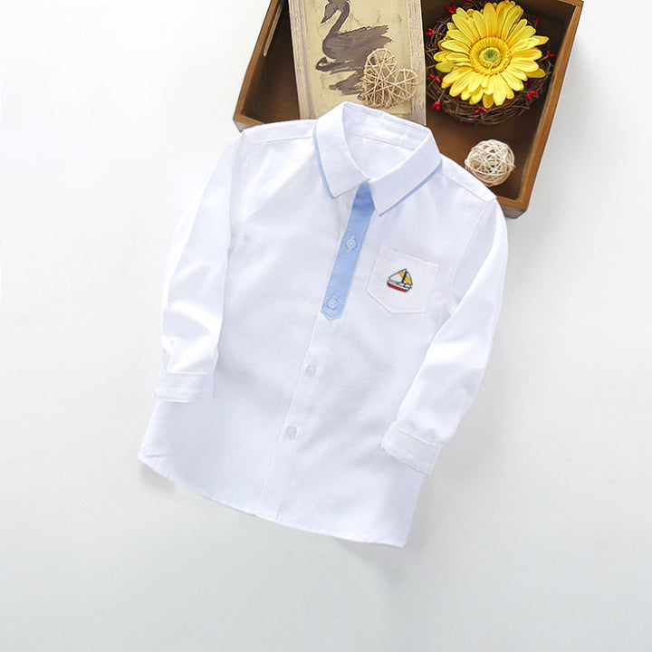 Women’s Long Sleeve Shirt with Nautical Embroidery Mune Fashion