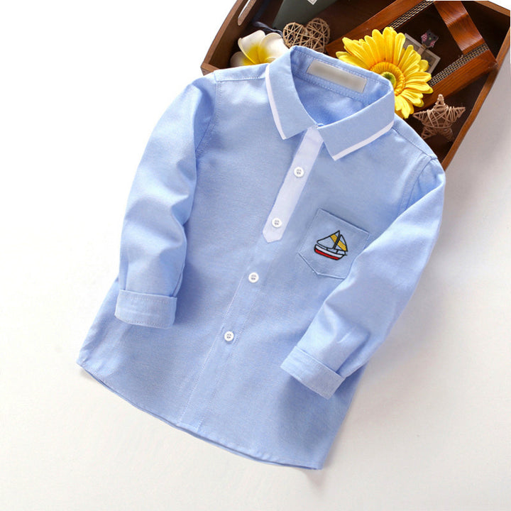 Women’s Long Sleeve Shirt with Nautical Embroidery Mune Fashion