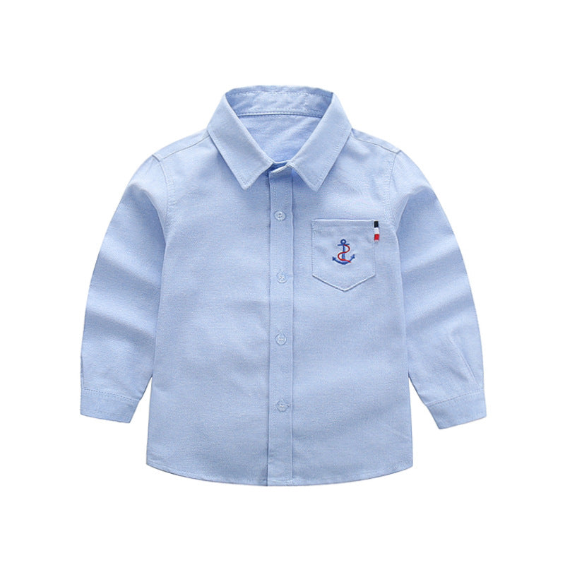 Women's Classic Long Sleeve Shirt with Maritime Accents Mune Fashion