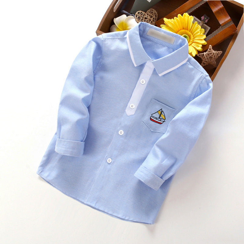 Women’s Long Sleeve Shirt with Nautical Embroidery Mune Fashion