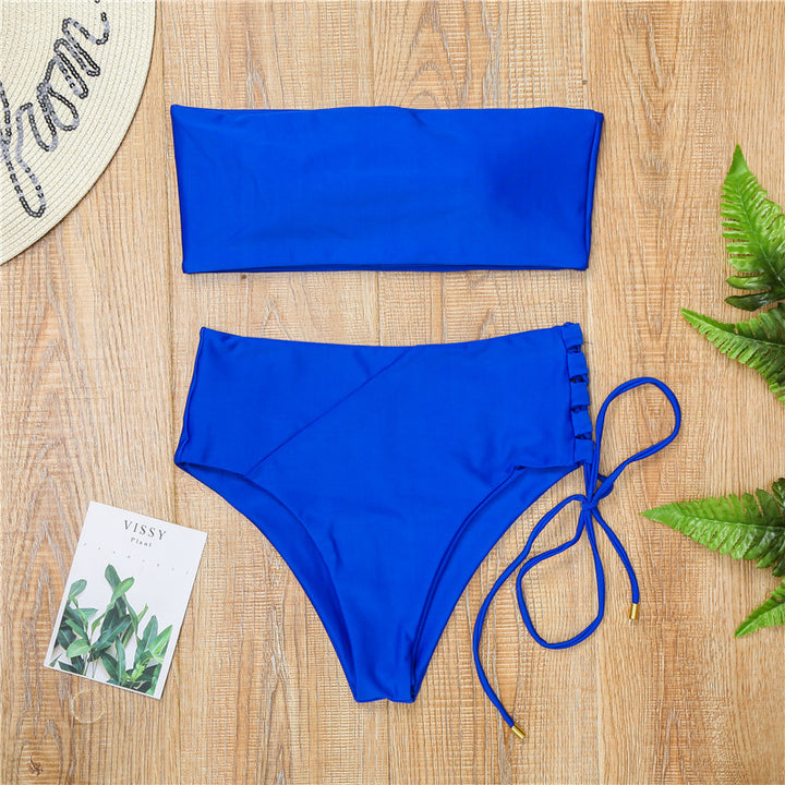 Women’s bandeau bikini with high waist Mune Fashion