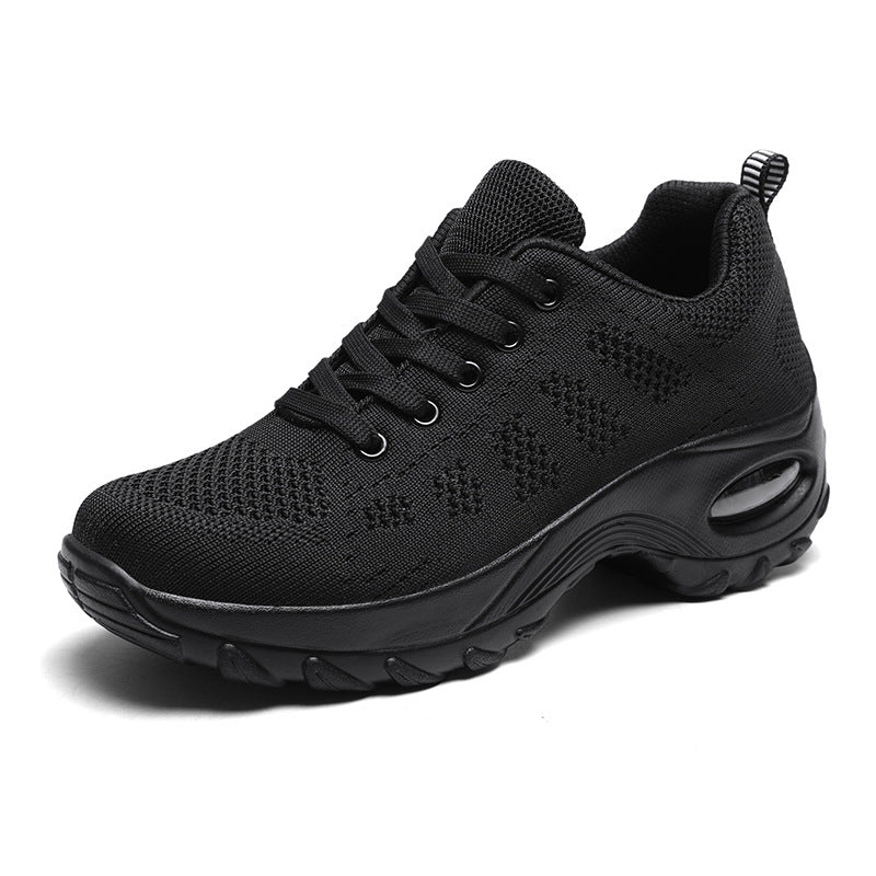 Women's breathable knitted sneakers with air cushion and platform sole Mune Fashion