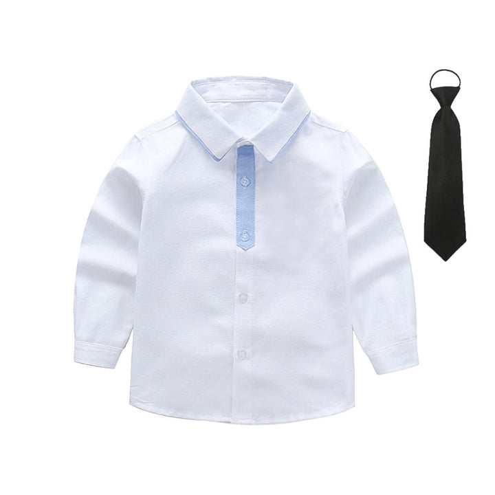 Boys stylish long-sleeve shirt with bow tie Mune Fashion