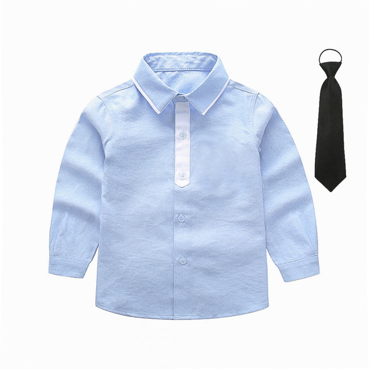 Boys stylish long-sleeve shirt with bow tie Mune Fashion
