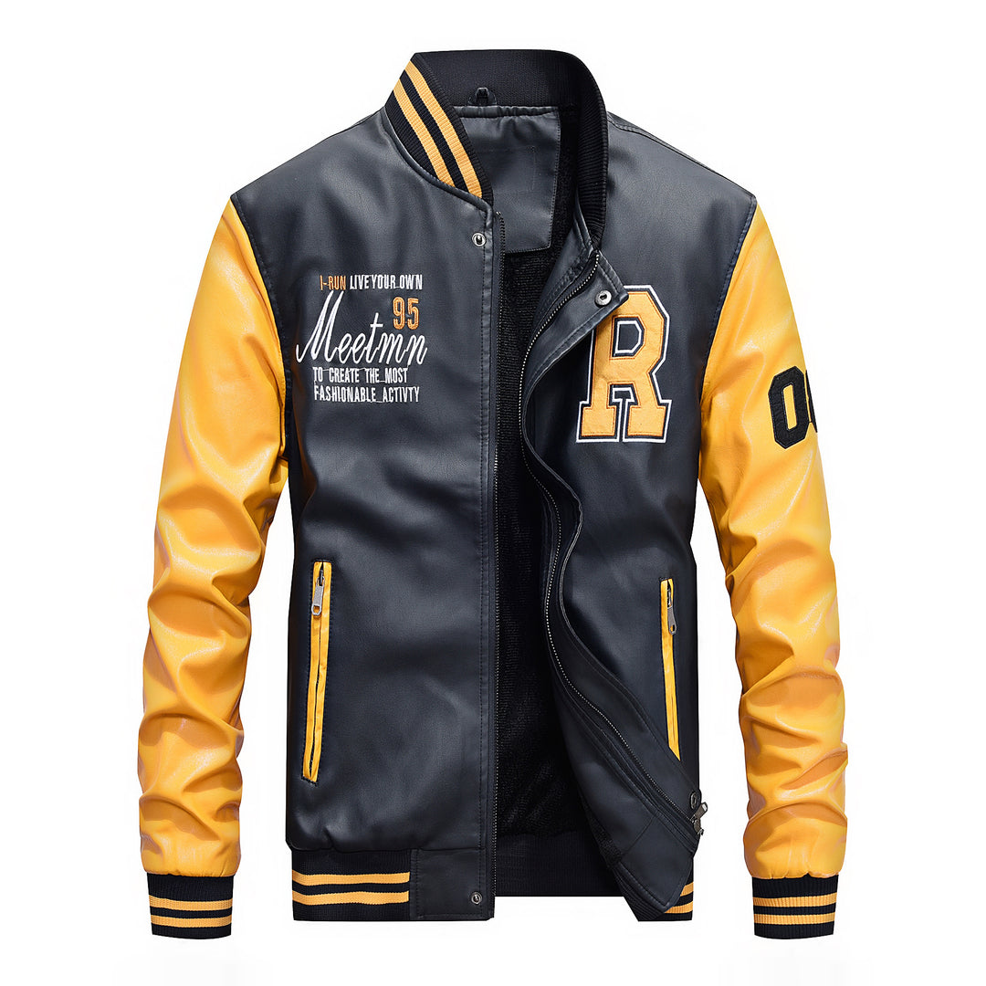 Men's Sporty College Jacket Mune Fashion