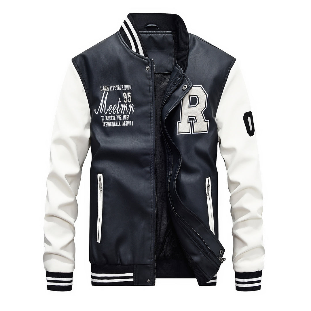 Men's Sporty College Jacket Mune Fashion