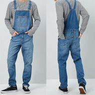 Men's Casual Jeans Overalls Mune