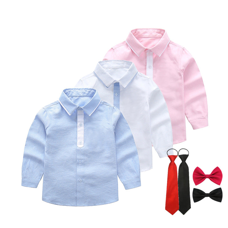 Boys stylish long-sleeve shirt with bow tie Mune Fashion