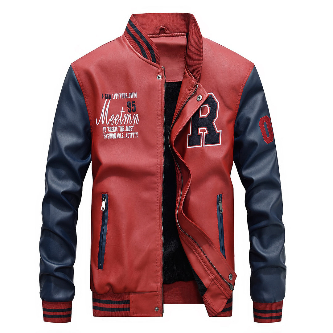Men's Sporty College Jacket Mune Fashion