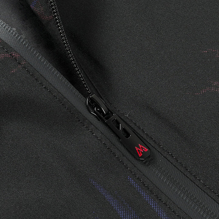 Men's Lightweight Bomber with subtle allover print, water-repellent surface, and zippered pockets Mune Fashion