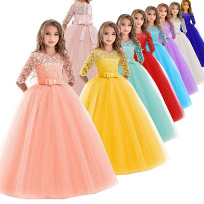 Women’S Princess Dress with Lace Top and Tulle Skirt Mune