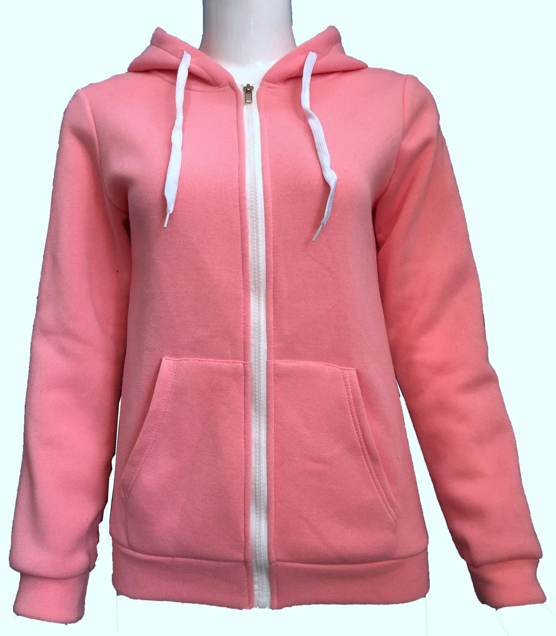 Women's hooded jacket with full zip and kangaroo pocket Mune Fashion