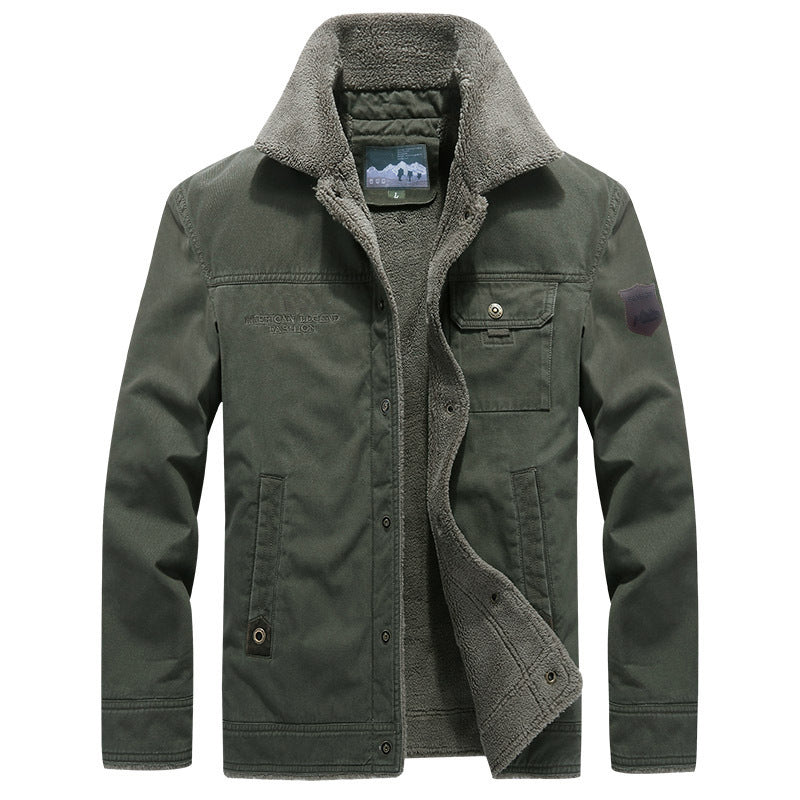 Men's Fashion Work Jacket with Teddy Lining Mune Fashion