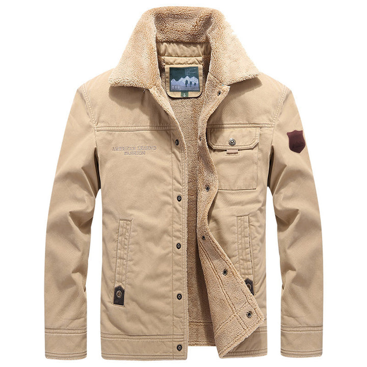 Men's Fashion Work Jacket with Teddy Lining Mune Fashion