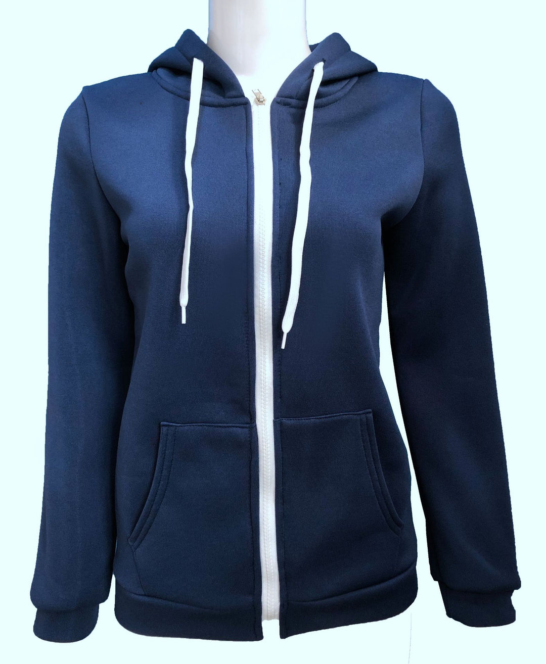 Women's hooded jacket with full zip and kangaroo pocket Mune Fashion