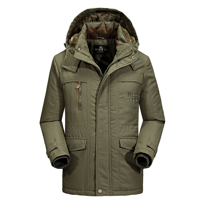 Men's Waterproof Winter Jacket with Fleece Lining Mune Fashion