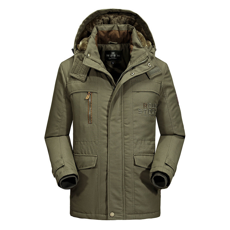 Men's Waterproof Winter Jacket with Fleece Lining Mune Fashion
