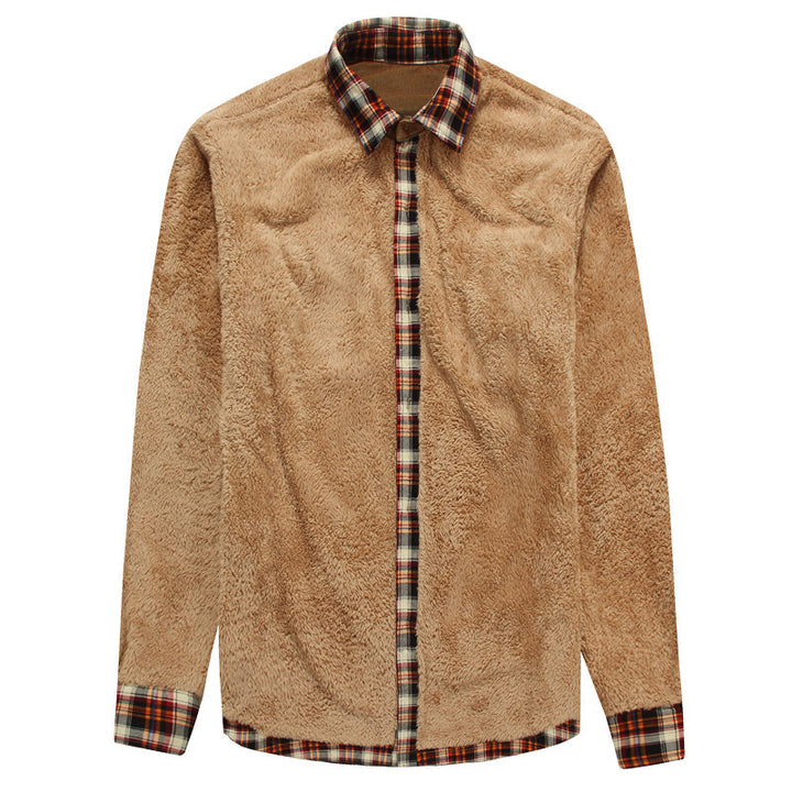 Men's Patterned Flannel Shirt Jacket Mune Fashion