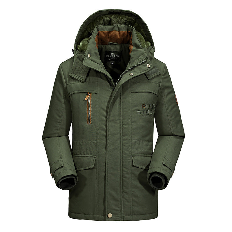 Men's Waterproof Winter Jacket with Fleece Lining Mune Fashion