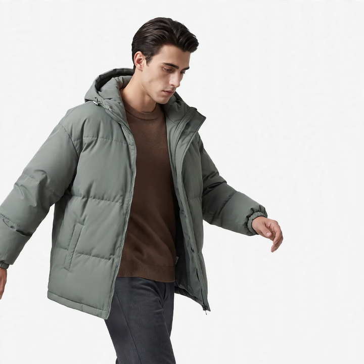 Warm, loose winter jacket for women and men
