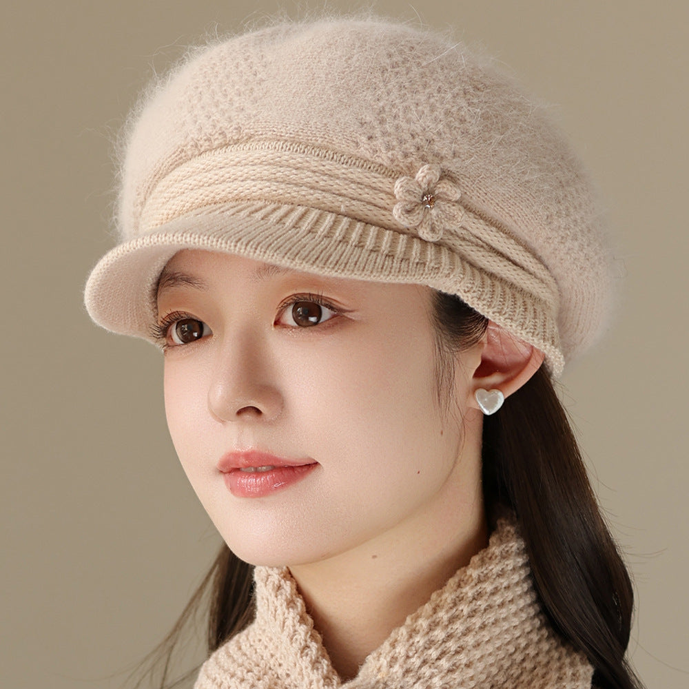 Women's Knit Set: Warm Hat, Scarf, and Gloves