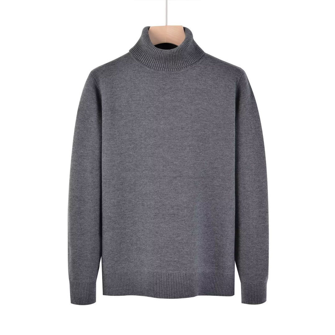 Men's turtleneck sweater, fashionable, versatile to combine