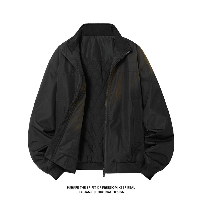Men's pilot jacket, lined, in vintage style