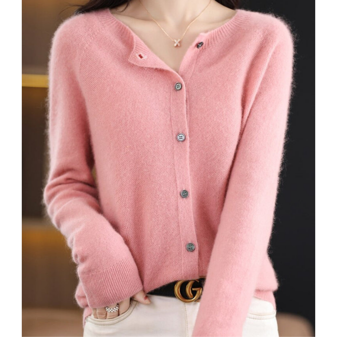 Mune | Women's Round Neck Cardigan Sweater