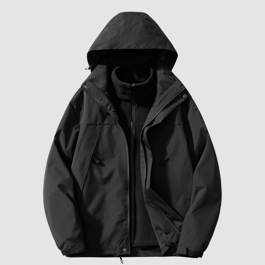 3-in-1 Fleece Winter Jacket Comfort