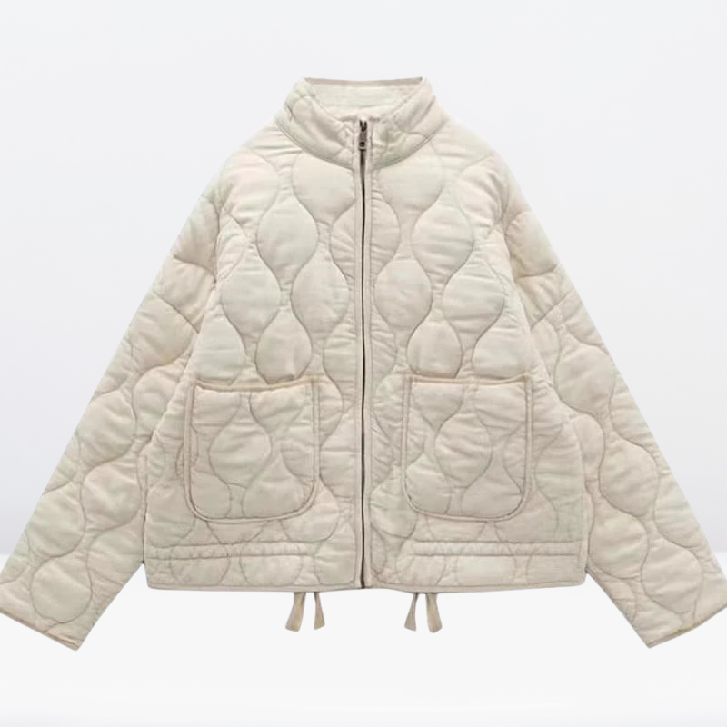 Mune | Women's Quilted Jacket with Drawstring & Zipper