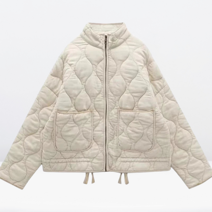 Mune | Women's Quilted Jacket with Drawstring & Zipper