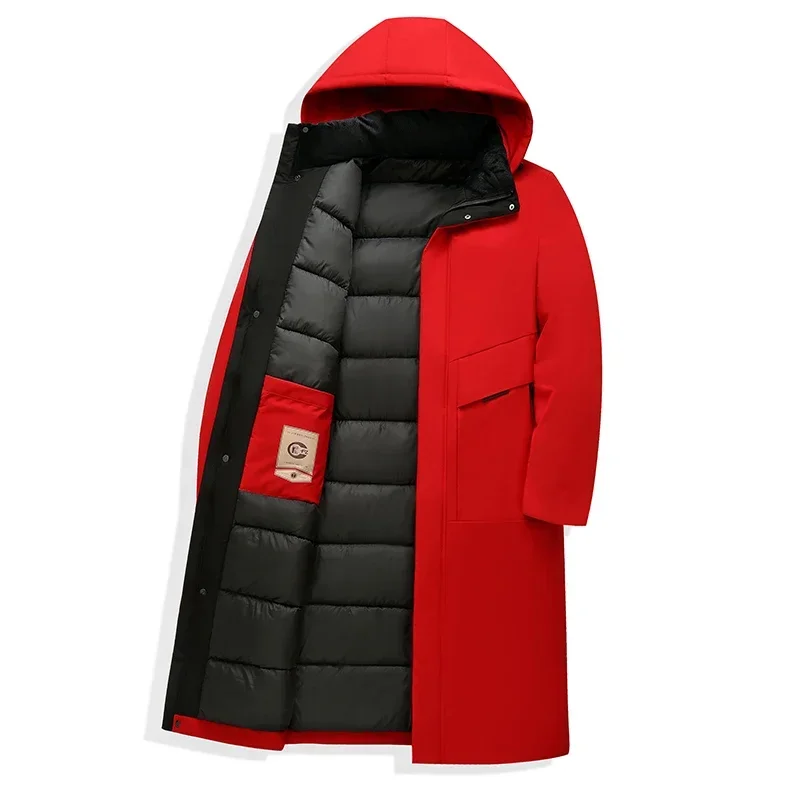 Mune | Men's Longline Parka with Hood and Insulated Lining
