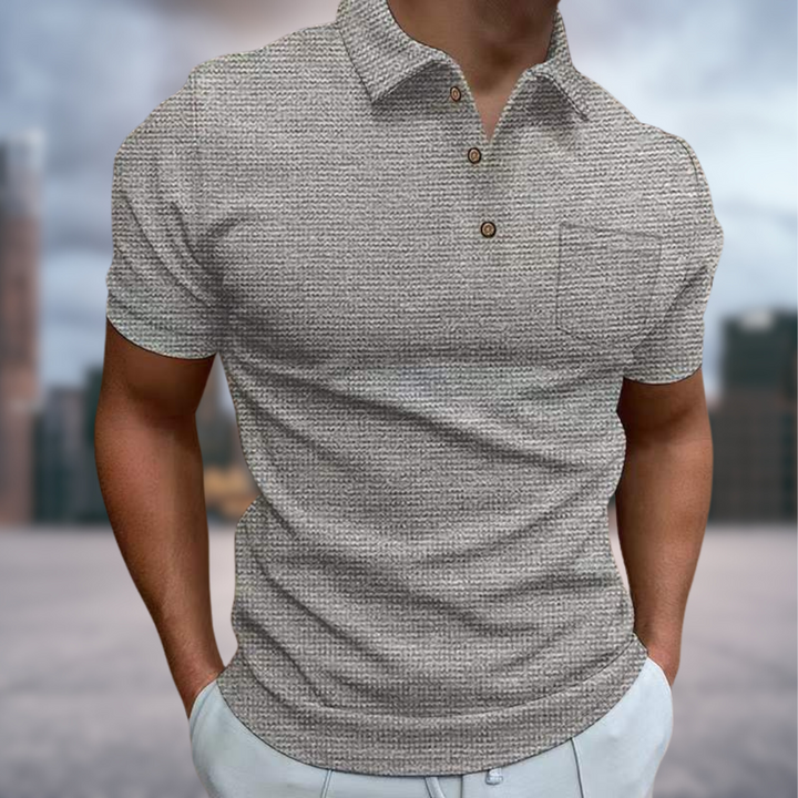 Blazej structured summer polo shirt