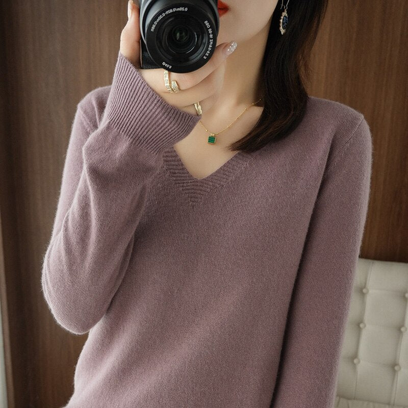Mune | V-Neck Made Of Cashmere