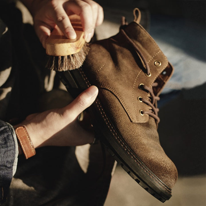 Men's Desert Boots, Suede, lined