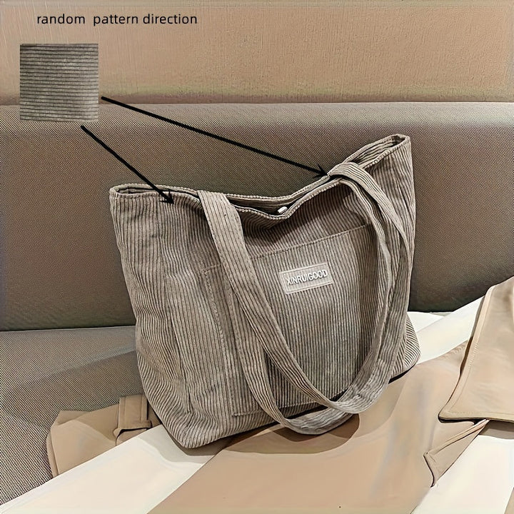 Elegant Ladies Corduroy Bag | Mune Fashion