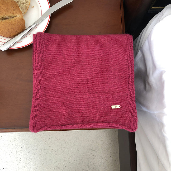 Warming scarf made of merino wool