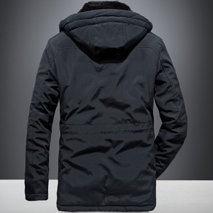 Men's military functional parka with teddy lining, hood, and multiple pockets Mune Fashion