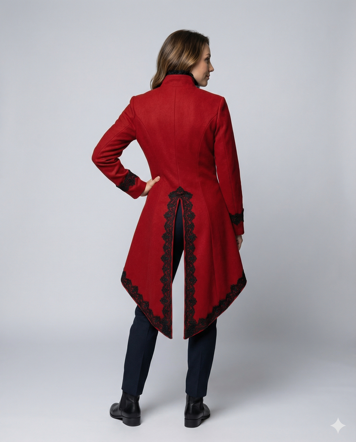 Historical women's hooded cloak