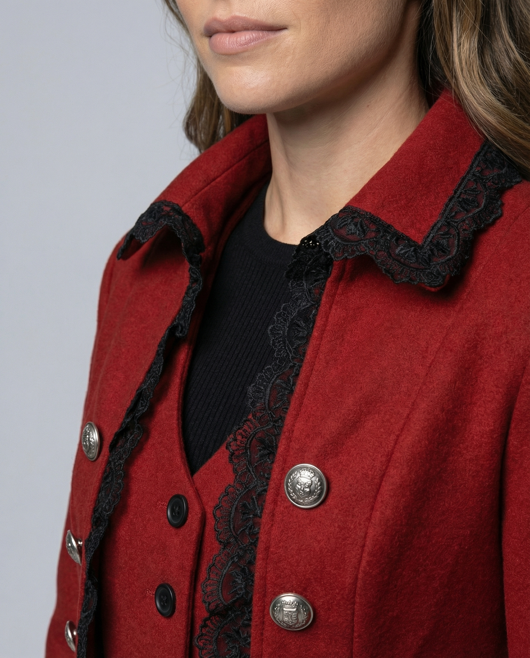 Historical women's hooded cloak