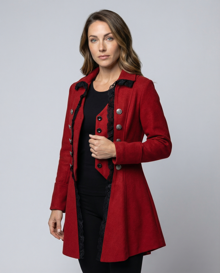 Historical women's hooded cloak