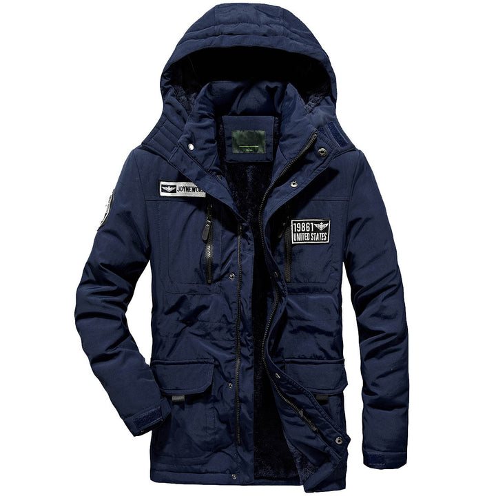 Men's military functional parka with teddy lining, hood, and multiple pockets Mune Fashion