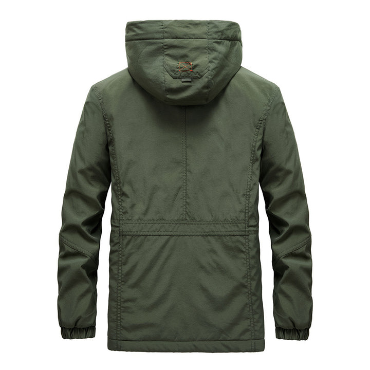 Men's expedition parka with teddy lining, removable hood, and zippered chest pocket Mune Fashion