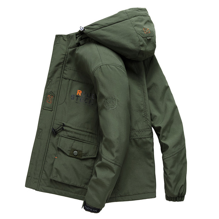 Men's expedition parka with teddy lining, removable hood, and zippered chest pocket Mune Fashion