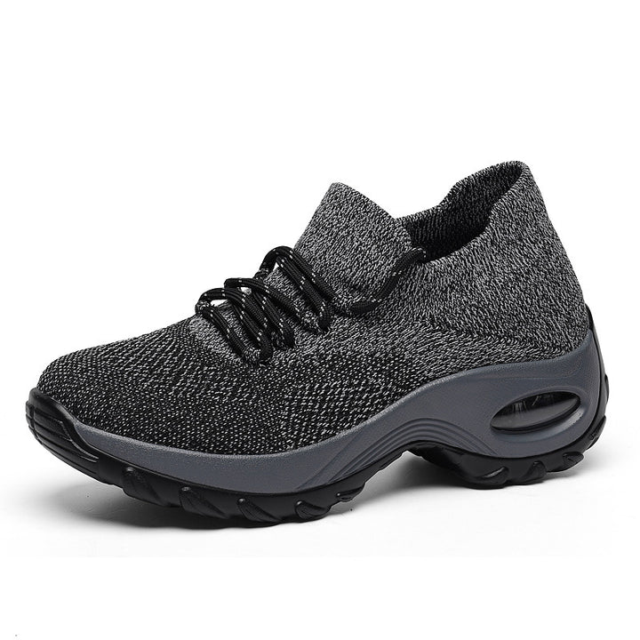 Women’s knitted sock sneaker with air-cushioned sole and elastic knit upper Mune Fashion
