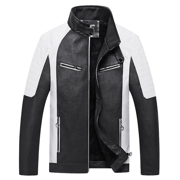 Men's Leather Jacket Mune Fashion