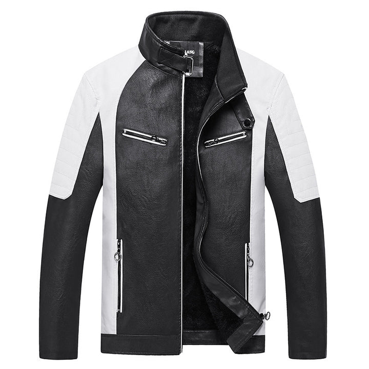 Men's Leather Jacket Mune Fashion
